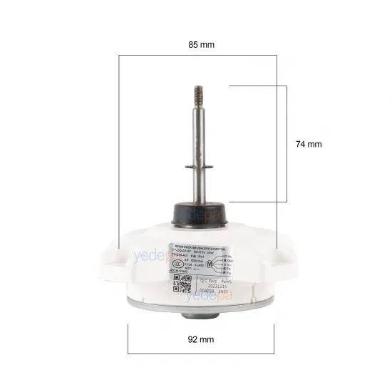 TY-DQ-02167 TWZ50-A01 İnverter Klima Dış Ünite Fan Motoru