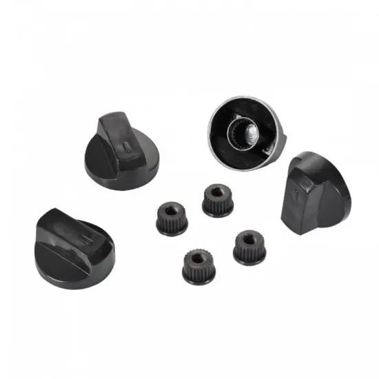 Universal Ocak Düğmesi Dar Yuvalı - Siyah