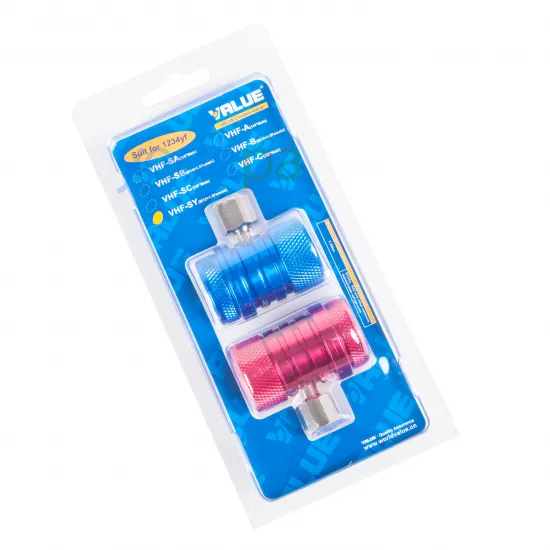 Value Oto Klima 1234yf Gaz Basma Aparat Seti - VHF-SY Araç Klima Şarj Vanası (M12x1.5)