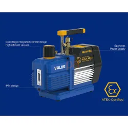 Value VA3-P7-EX Çift Kademeli Ex Vakum Pompası (170 l/dk - 7 CFM, 15 Mikron, Kıvılcımsız R32 Uyumlu)