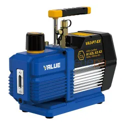Value VA3-P7-EX Çift Kademeli Ex Vakum Pompası (170 l/dk - 7 CFM, 15 Mikron, Kıvılcımsız R32 Uyumlu)