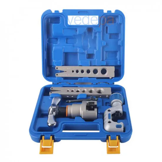 Value VFT-808L-MIS Eksantrik Havşa Açma Seti (Metrik 6-19 mm + İnç 1/4-3/4, VTC-32 Boru Kesicili, Çantalı)