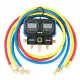 Value VRM2-0101i Çift Dijital Manifold Gösterge Seti (3x150 cm Hortumlu, Çantalı - R32/R410A/R134a/R1234yf Uyumlu)