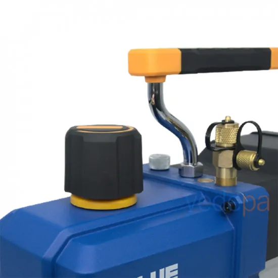Value VRP-6DV Çift Kademeli Vakum Pompası (170 l/dk - 6 CFM, 15 Mikron, Dahili Vakummetre + Solenoid Valf, R32/R1234yf)