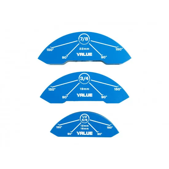 Value VTB-22L-S Akülü Bakır Boru Bükme Makinesi (1/4" - 7/8", 90°)