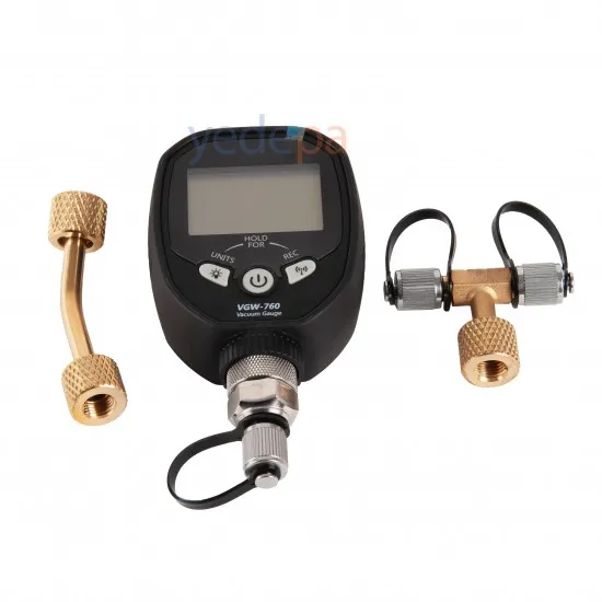 VGW-760 Kablosuz Dijital Vakum Ölçer - Micron, Pa, mTorr, Torr ve Daha Fazla Birim Desteği ile Akıllı Uygulama Takibi