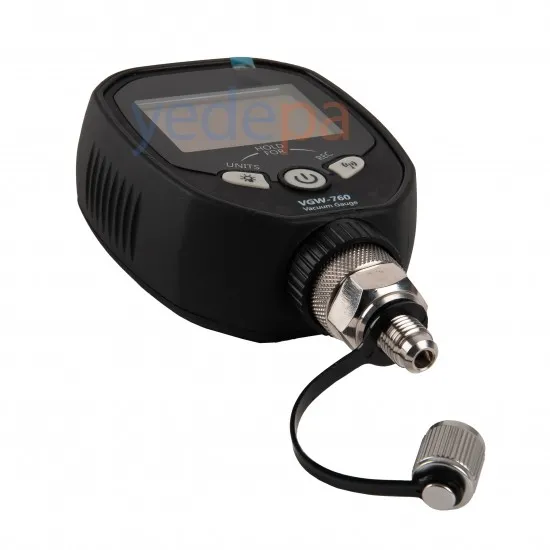 VGW-760 Kablosuz Dijital Vakum Ölçer - Micron, Pa, mTorr, Torr ve Daha Fazla Birim Desteği ile Akıllı Uygulama Takibi