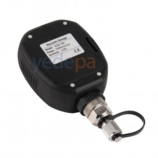 VGW-760 Kablosuz Dijital Vakum Ölçer - Micron, Pa, mTorr, Torr ve Daha Fazla Birim Desteği ile Akıllı Uygulama Takibi
