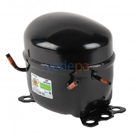 Walton GVYX9AA 1/4+ Hp Hermetik Buzdolabı Soğutucu Kompresör - R600a, 220V, 185W Soğutma Kapasiteli, Sessiz Çalışma ve Yüksek Verimlilik