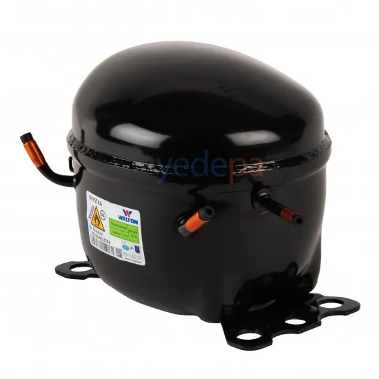 Walton HVY57AA 1/5 HP R600a Düşük Gürültülü Ev Tipi Soğutma Kompresörü – 88.3W Soğutma Kapasiteli, Yüksek Verimli ve Çevre Dostu