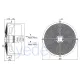 Weiguang 80 Cm Emici Aksiyel Fan (Motorlu) YWF6D-800 - 920 Devir 380V