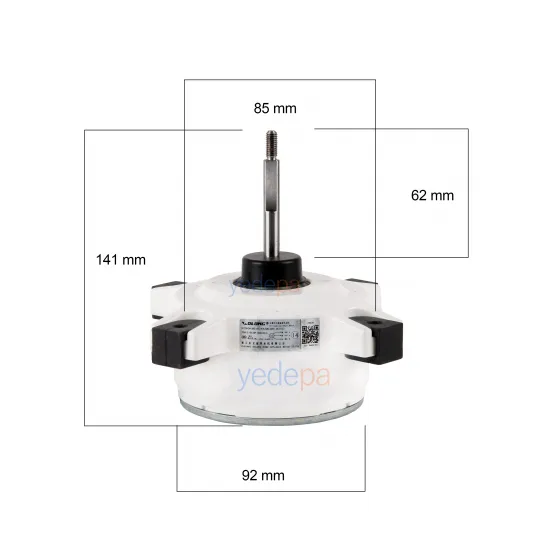 Wolong WZDK34-38G-W (ZWA228L22B) Klima BLDC Fan Motoru