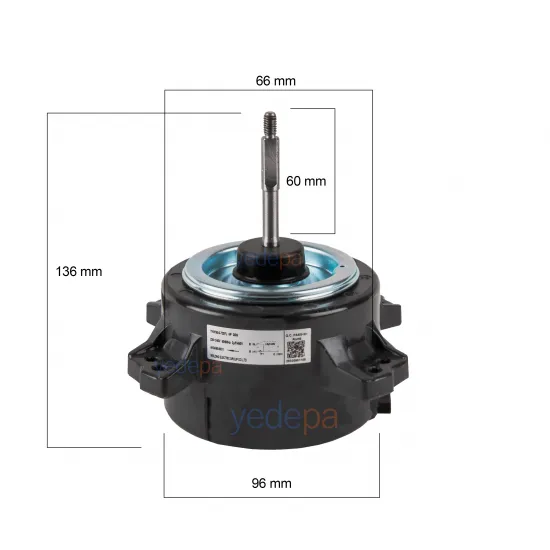 Wolong YYW35-6-7297L Klima Dış Ünite Fan Motoru (35W)