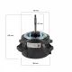 Wolong YYW35-6-7297L Klima Dış Ünite Fan Motoru (35W)