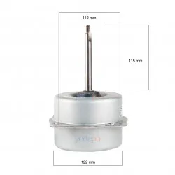 YDK80-6H Klima Dış Ünite Fan Motoru (80W, 830 R/Min)