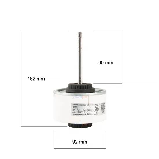 ZDK-60-8 Inverter Klima İç Ünite Fan Motoru (60W - 310V)