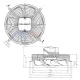 Ziehl-Abegg FN025-4EW.W8.A7 Aksiyal Fan - Almanya Üretimi, 230V, 250mm Fan Çapı, 980 m³/h Hava Debisi, 1370 RPM, Emme Yönlü - Art. 139726