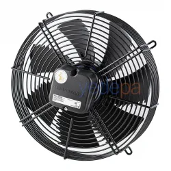 Ziehl-Abegg FN030-4EK.WA.V7 Aksiyal Fan - Almanya Üretimi, 230V, 300mm Fan Çapı, 2.020 m³/h Hava Debisi, 1290 RPM, Emme Yönlü - Art. 141667