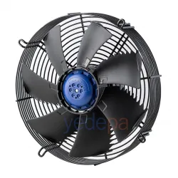 Ziehl-Abegg FN030-4EK.WA.V7 Aksiyal Fan - Almanya Üretimi, 230V, 300mm Fan Çapı, 2.020 m³/h Hava Debisi, 1290 RPM, Emme Yönlü - Art. 141667
