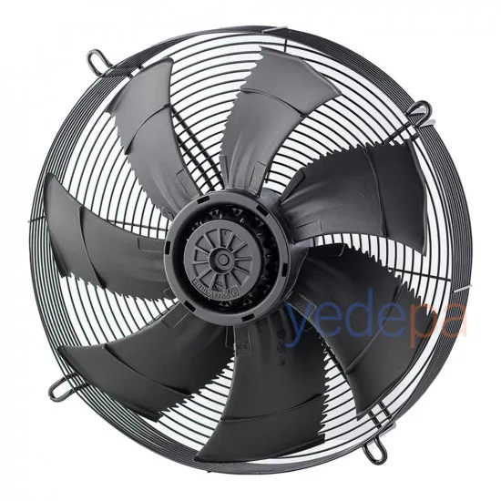 Ziehl-Abegg FN045-VDK.2F.V7P2 Aksiyal Fan (170368) – 450 mm, 400V Trifaze, Çift Devir (1280/970 rpm)