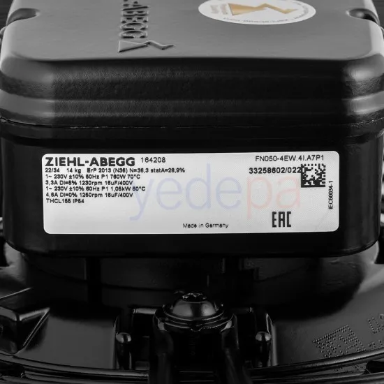 Ziehl-Abegg FN050-4EW.4I.A7P1 Aksiyel Fan Motoru - 164208