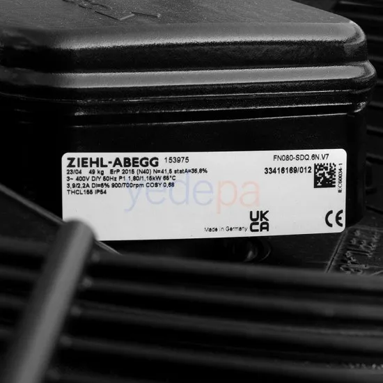 Ziehl-Abegg FN080-SDQ.6N.V7 Aksiyel Fan Motoru - 153975