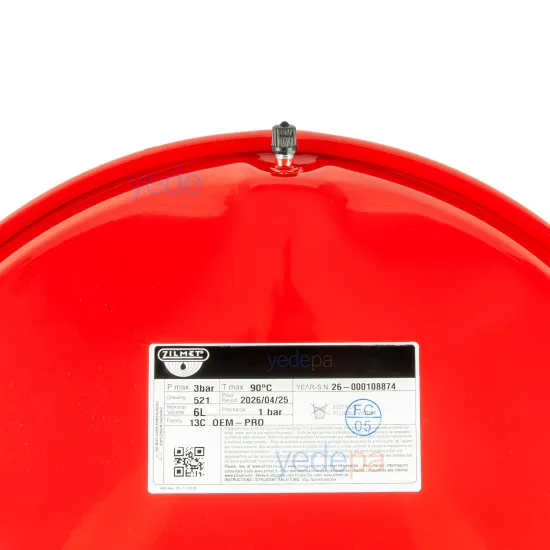 Zilmet 521 OEM-PRO 6 Litre M14 Kombi Genleşme Tankı