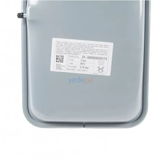 Zilmet 8 Lt Kombi Genleşme Tankı - 3/8 Bağlantı - Turbotec, Ecotec Uyumlu