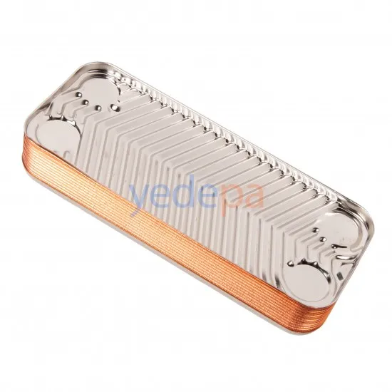 Zilmet Kombi Plakalı Eşanjör 14 Plaka - 17B2071406, Demirdöküm Aden, Baxi, Ariston Uyumlu