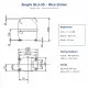 Zingfa QL3-35 Hermetik Kompresör – 1.5 HP, R404A, LBP, Trifaze 400 V, 1.600 W