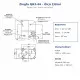 Zingfa QR3-44 Hermetik Kompresör – 2 HP, R404A, Trifaze 380 V, 5.977 W