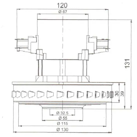 45 Süpürge Motoru 1500 W