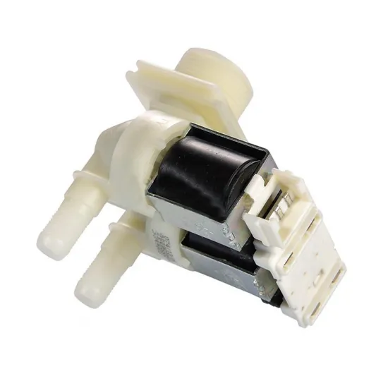 İkili Çamaşır Makinası Su Giriş Vanası 180 Plastik Braketli