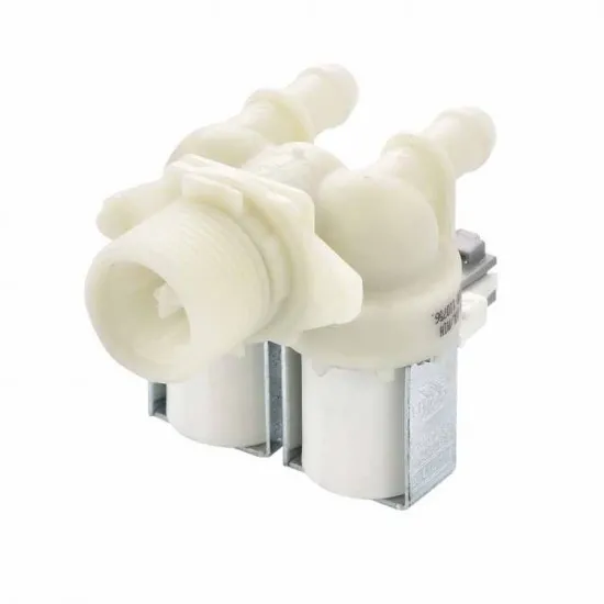 Çamaşır Makinası İkili Su Giriş Vanası 180° Plastik Braketli - 2836480100