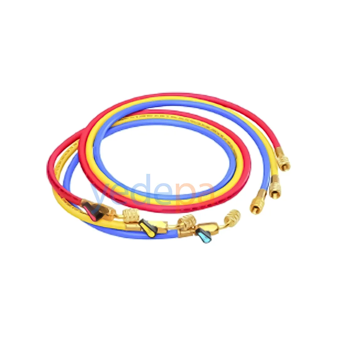 Rothenberger 1500000030 Vanalı Manifolt Hortum Seti 1500mm 5/16" R410A - R32